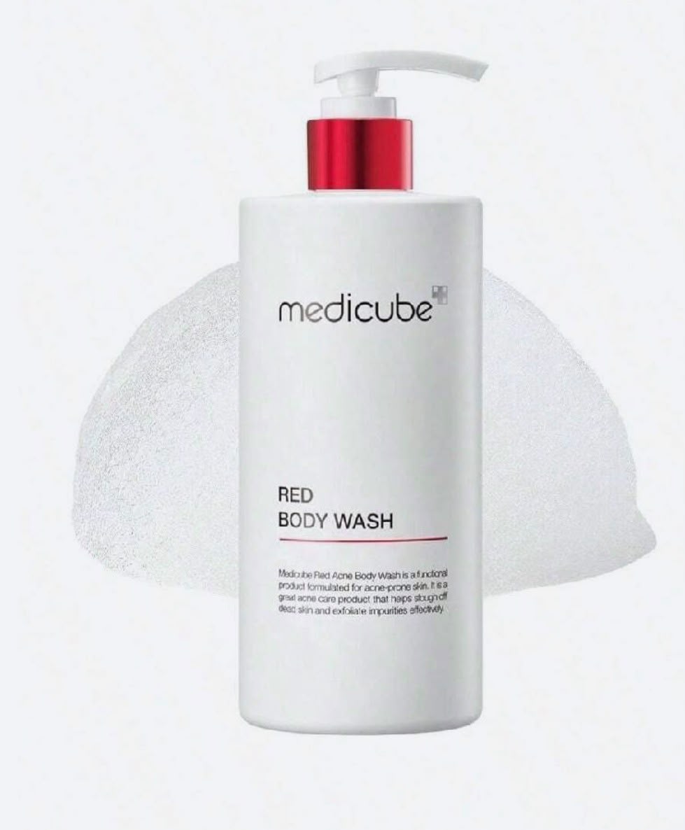 Medicube Red Soothing Body Wash – Bagnodoccia Lenitivo Purificante per Pelle Sensibile e Imperfezioni Corpo