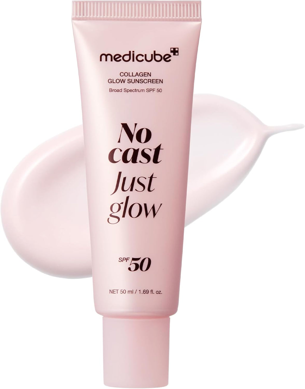 Medicube – No Cast Just Glow Collagen Sunscreen SPF50+ | Solare Viso K-Beauty