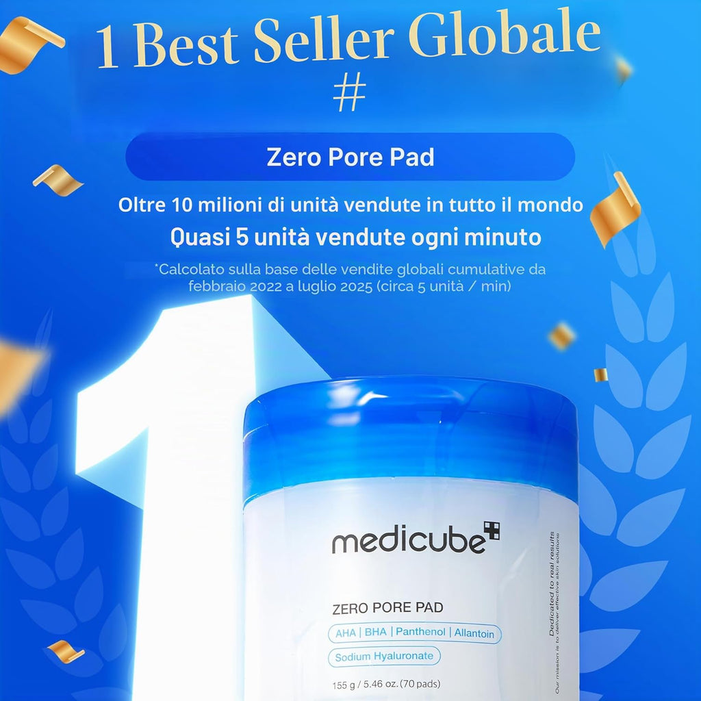 Medicube – Zero Pore Pad | Pad Esfolianti Pori K-Beauty