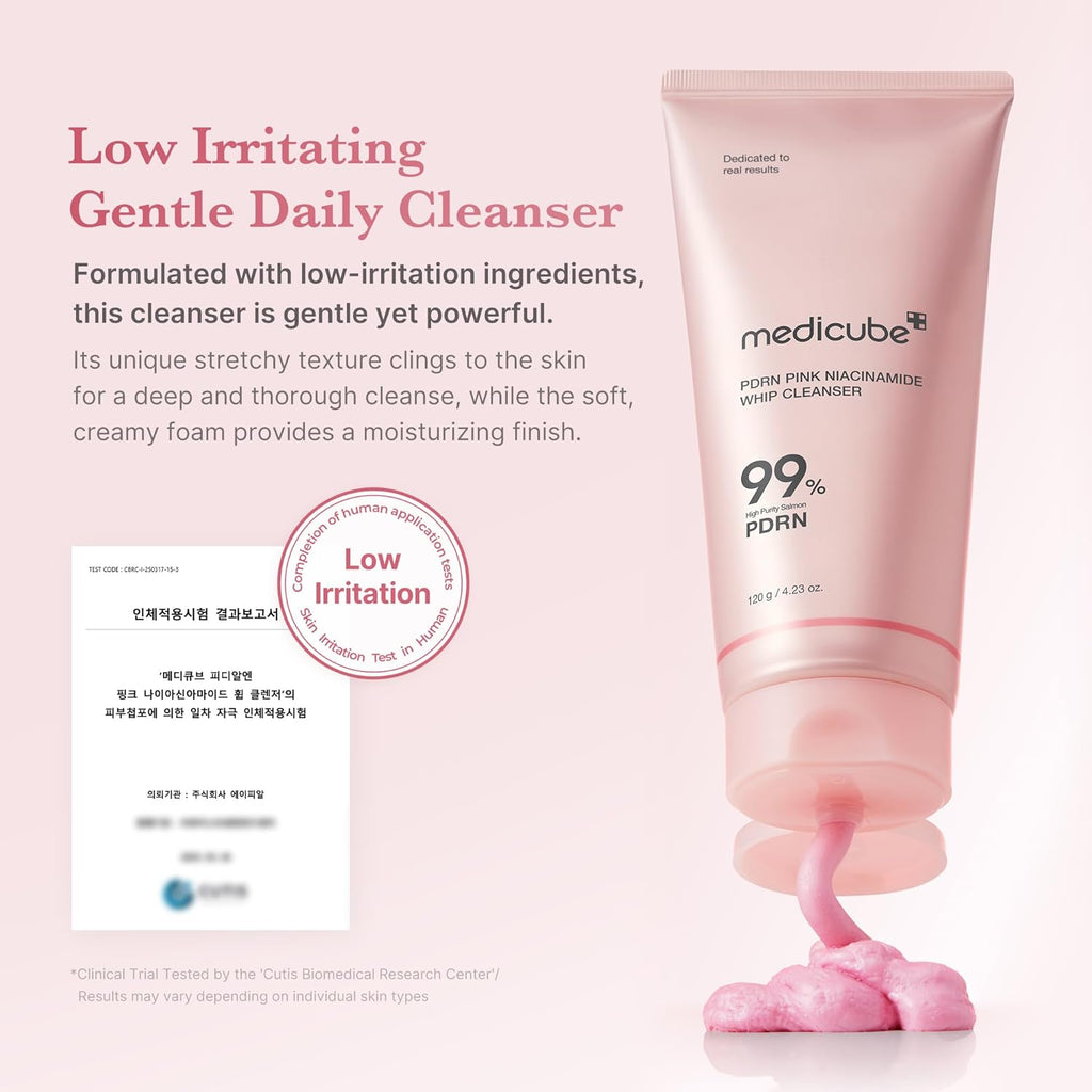 Medicube – PDRN Whip Cream | detergente viso K-Beauty
