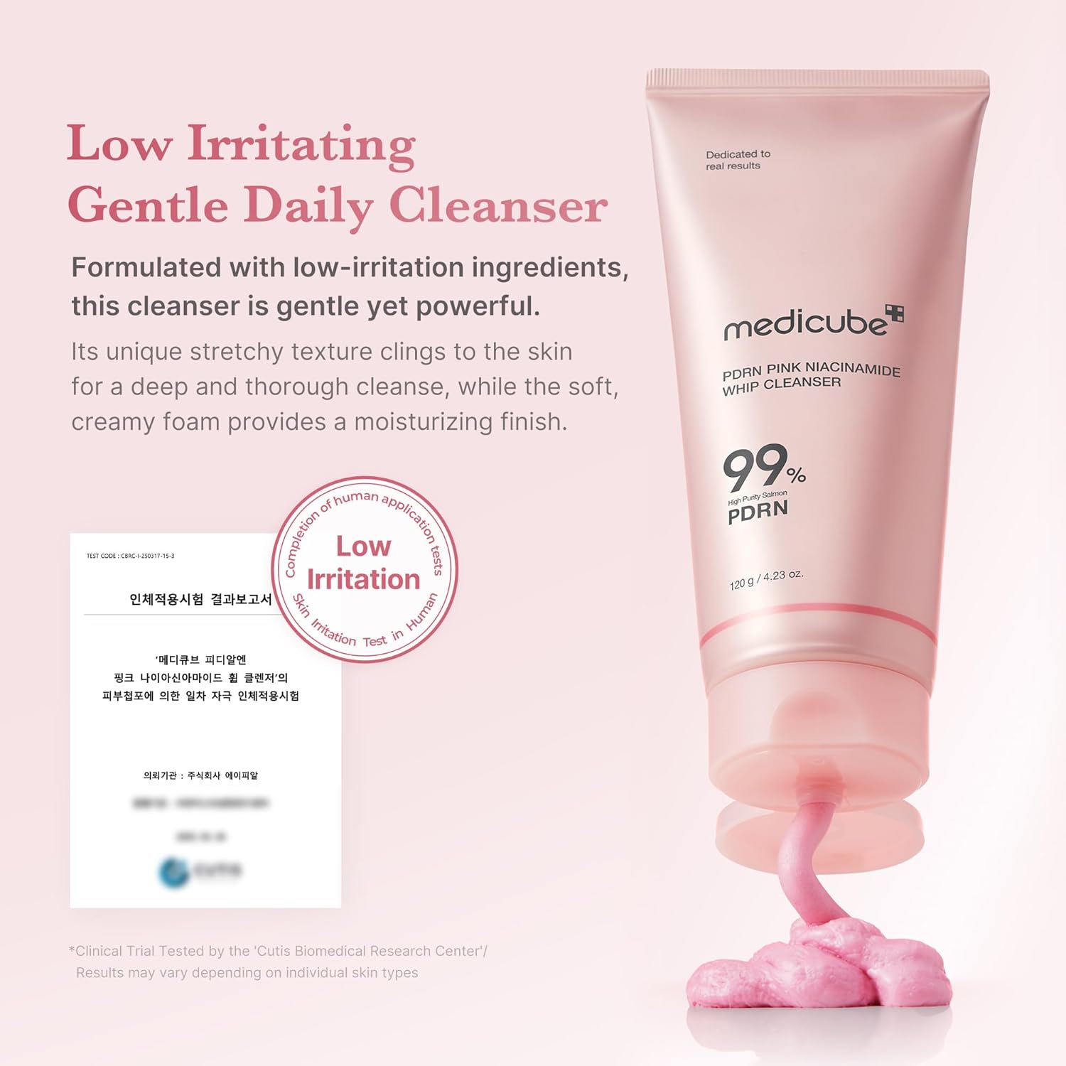 Medicube – PDRN Whip Cream | detergente viso K-Beauty